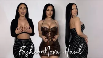 FashionNova Dress Try on Haul