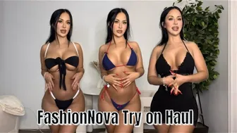 FashionNova Vacation try on Haul