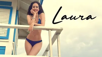 Blue Bikini Model Film #bikini #model #miami #lauracontreras #modelfilm #1