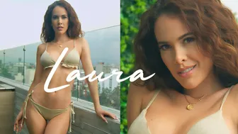 Beige Bikini Model Film #model #bikini #lauracontreras #modelfilm #fashion #top #1