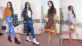 Fashion Nova Fall Outfits//Fall Outfits From Fashion Nova 2021!