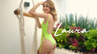 Green Swimsuit Model Film #swimsuit #model #lauracontreras #modelfilm #fashion #top