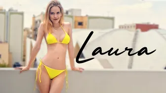 Yellow Bikini Model Film #model #bikini #lauracontreras #modelfilm #fashion #top #1