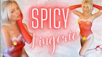 Flirty Blonde Sheer Red Lingerie Try On | Model Sydney Spies #1