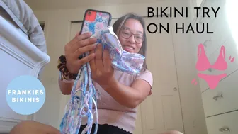 TRYING ON A MICRO BIKINI FROM FRANKIE'S BIKINI (YALL CAN SHUT UP IN THE COMMENTS NOW) !!!