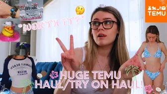 *HUGE* Temu Haul/Try on Haul! ♥️♥️♥️♥️ #1