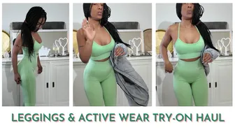 TRY-ON HAUL, LEGGING ,ACTIVE WEAR , PISCES BIRTHDAY MONTH HAUL