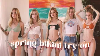 SPRING BIKINI & CLOTHES TRY ON HAUL ✨♥️♥️ 2021 #1