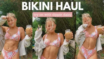 BIKINI TRY ON HAUL: dippin daisy w/ DISCOUNT CODE #1