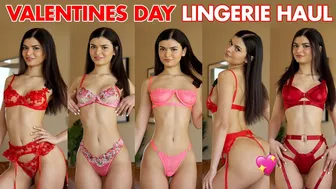 HUGE VALENTINE'S DAY LINGERIE TRY-ON HAUL #1