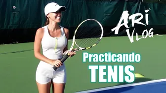 Practicando TENIS - Ari Vlog