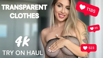 [4K] Transparent try on Haul Lingerie with Aisu