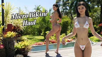 Andi Bagus Micro Bikini Try-On Haul #1