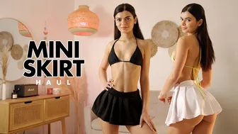 MINI SKIRTS FROM AMAZON TRY-ON HAUL