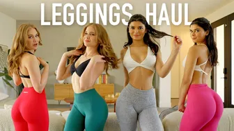 LEGGINGS HAUL WITH MY GIRLFRIEND!