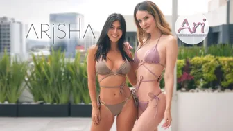 ARISHA Bikini Try On Haul #AriDugarte #LauraContreras