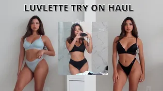 LUVLETTE SLEEPWEAR TRY ON HAUL | TIANA MUSARRA #1