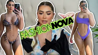 NEW FOR 2021! FASHION NOVA BIKINI + BEACHWEAR TRY-ON HAUL ♡