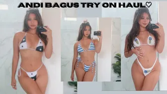 ANDI BAGUS MICRO BIKINIS TRY ON HAUL | TIANA MUSARRA