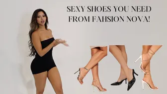 SEXY HEEL TRY ON HAUL FROM FASHION NOVA | TIANA MUSARRA #1