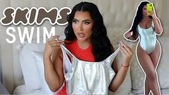 now Kim... we need to talk. (SKIMS SWIM TRY-ON HAUL & REVIEW)