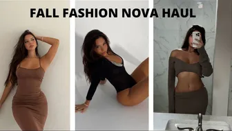 HUGE FASHION NOVA FALL TRY ON HAUL | TIANA MUSARRA #1