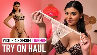 Victoria's Secret Lingerie TRY ON HAUL | Adela Guerra