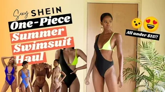 One Piece SHEIN Swimsuit Try on Haul #1