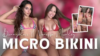 Bunny Blair | Micro Bikinis w/ ​⁠@fitnessababy | Try On Haul, Flexible, Vanessa Munley, Thongs