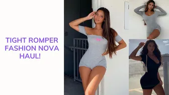 TIGHT ROMPER HAUL FASHION NOVA | TIANA MUSARRA