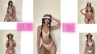 Try On Bikinis With Me #1