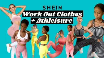 SHEIN Workout Clothes Review & Try-on Haul | Athleisure Outfits | Alo Dupes, Lululemon Dupes #1