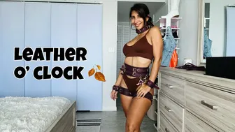 Leather Set Try-On Haul Ft. Elin Harness #tryon #1