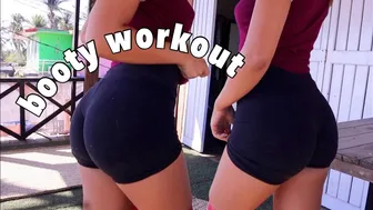 glute workout with bands #1