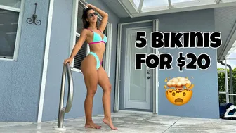 SHEIN Swimwear 5 Bikinis for less than $20 Try-On Haul | Ft. Inno Supps Female Vitality Stack #shein