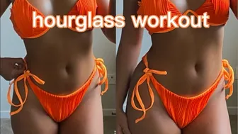 hourglass workout : small waist + big bum // mia paris