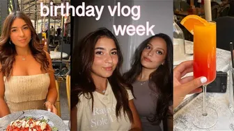 birthday week vlog + mini try on haul #1