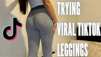 trying VIRAL amazon tiktok leggings *affordable review*