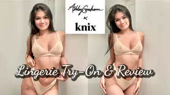 KNIX Lingerie Try-On, Unboxing and Review / Ashley Graham & Betsey Johnson Collections #1