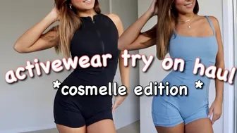 activewear try on haul // cosmelle