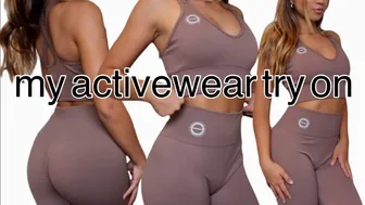 i made my own activewear + try on haul ♡ #1