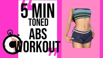 try this 5 min ab workout for 30 days| GET ABS