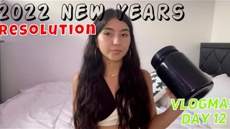 VLOGMAS DAY 12: NEW YEARS RESOLUTIONS #1