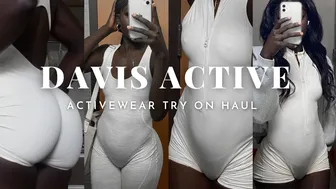 ACTIVEWEAR TRY ON HAUL: DAVIS ACTIVE, trying on instagram brand leggings & activewear, worth it? #1