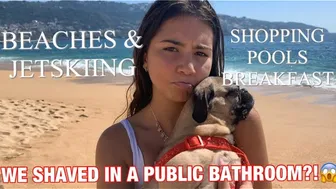 WE SHAVED IN A PUBLIC BATHROOM *mexico vlog*