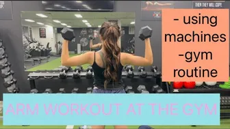 arm workout routine *IN GYM* #1