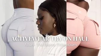 ACTIVEWEAR TRY ON HAUL: ALLURE THE BRAND, trying on instagram brand leggings & activewear, worth it?