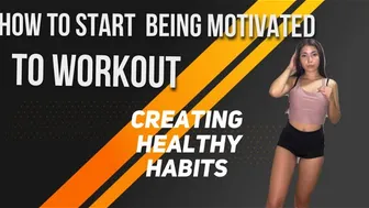 HOW TO START BEING MOTIVATED TO WORK OUT *TIPS TO STOP BEING LAZY* #1