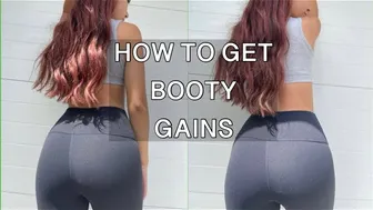 HOW TO GROW YOUR BOOTY AT HOME/GYM (my top 4 glute exercises)