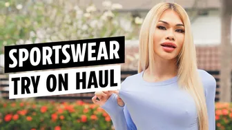 [4K] Leggins try-on haul | New sports wear for perfect stretch | Pony Buny #1